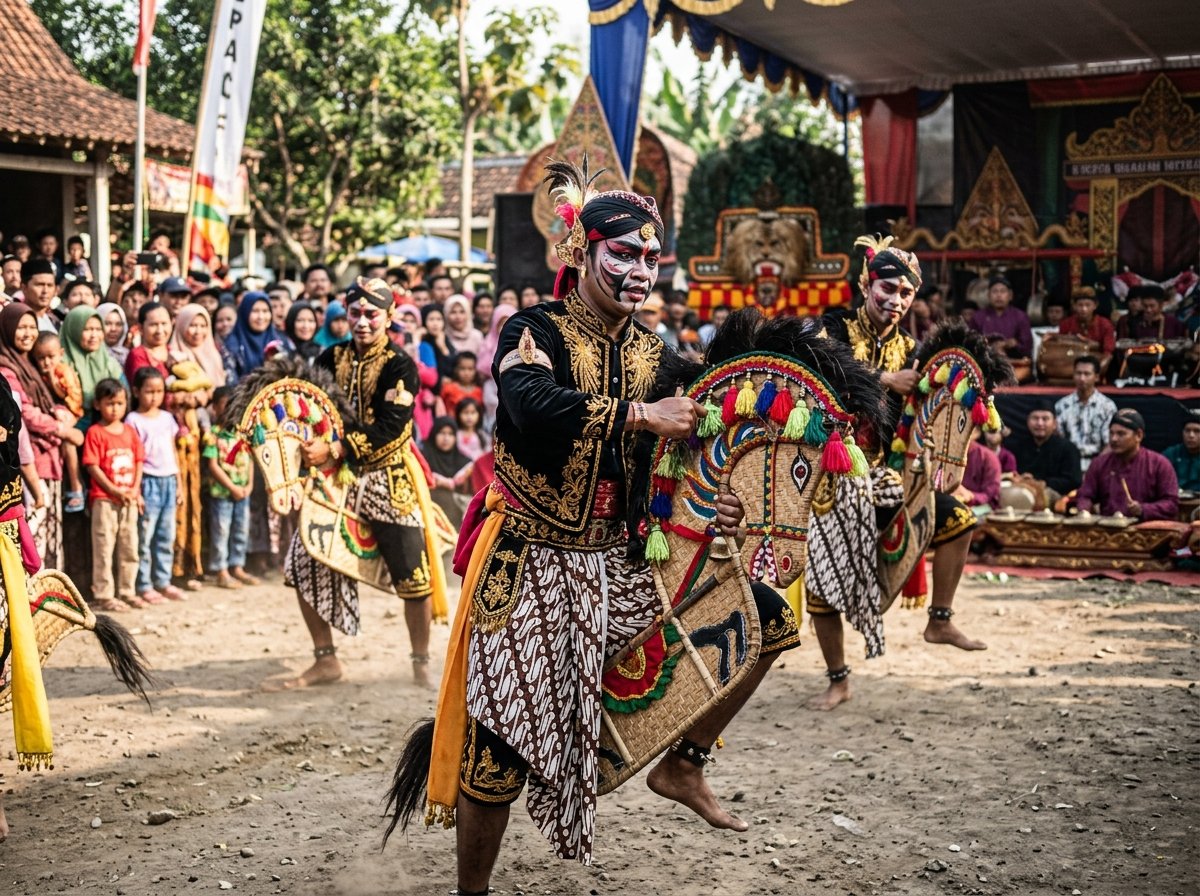Pertunjukan jathilan kuda lumping